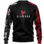 2026 McKvr Clifford Poly Sweatshirt ( Black/Red )