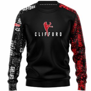 2026 McKvr Clifford Poly Sweatshirt ( Black/Red )