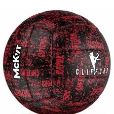 McKvr Clifford Football ( Red/Black ) Size 4